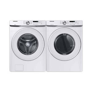 Samsung WF45T6000WPR White Front Load Laundry Package